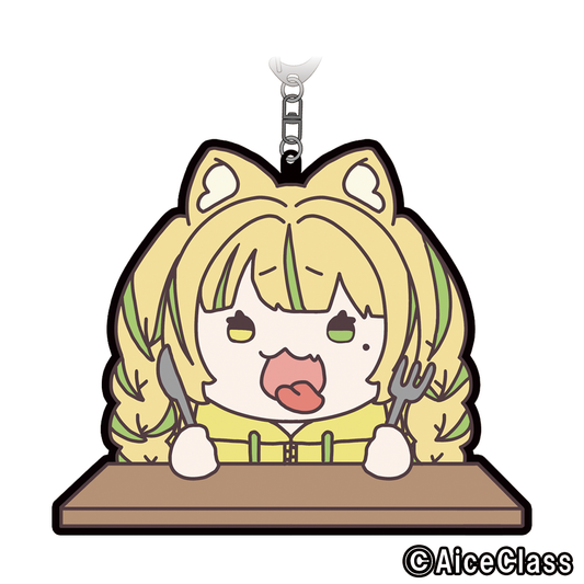 [座敷わらび一周年] わらび描き下ろしラバーキーホルダー